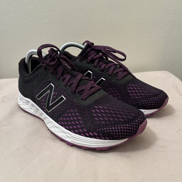 New Balance Fresh Foam Arishi V2 Running Shoes, Black/Voltage Violet- Size 9 - Picture 3 of 8